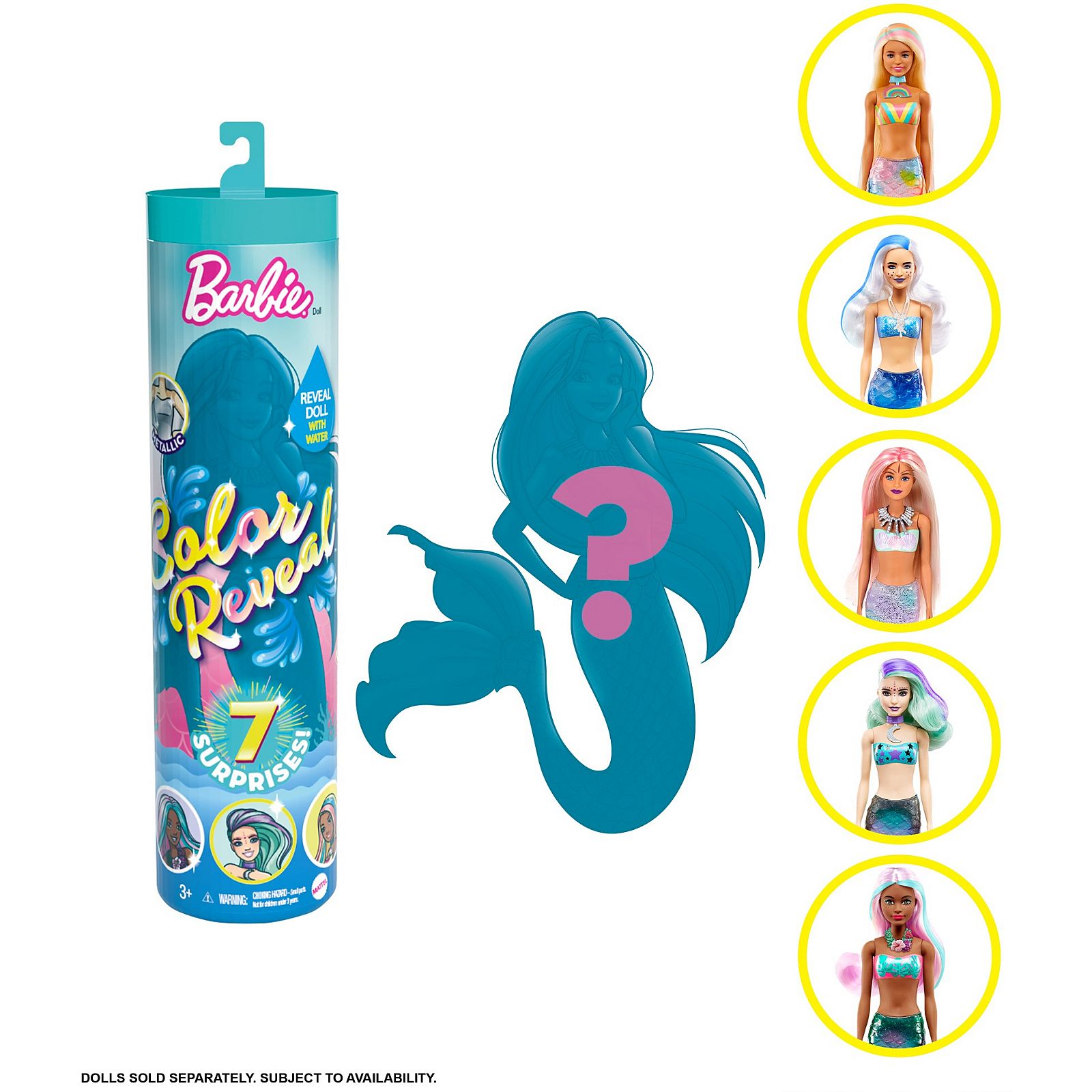 Barbie Color Reveal Doll 7 Surprises