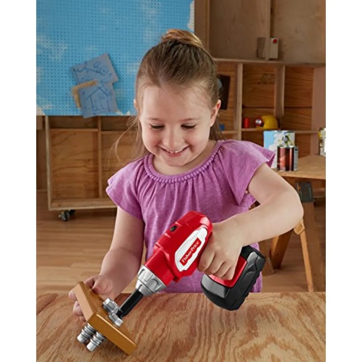 fisher price drilling action tool set