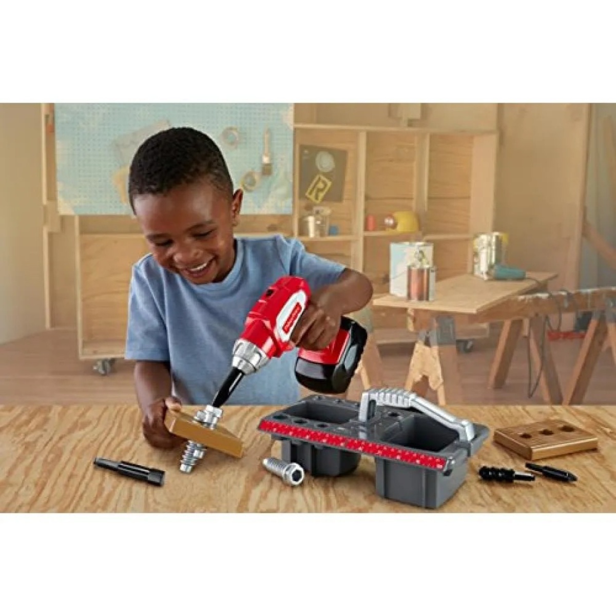 fisher price drilling action tool set