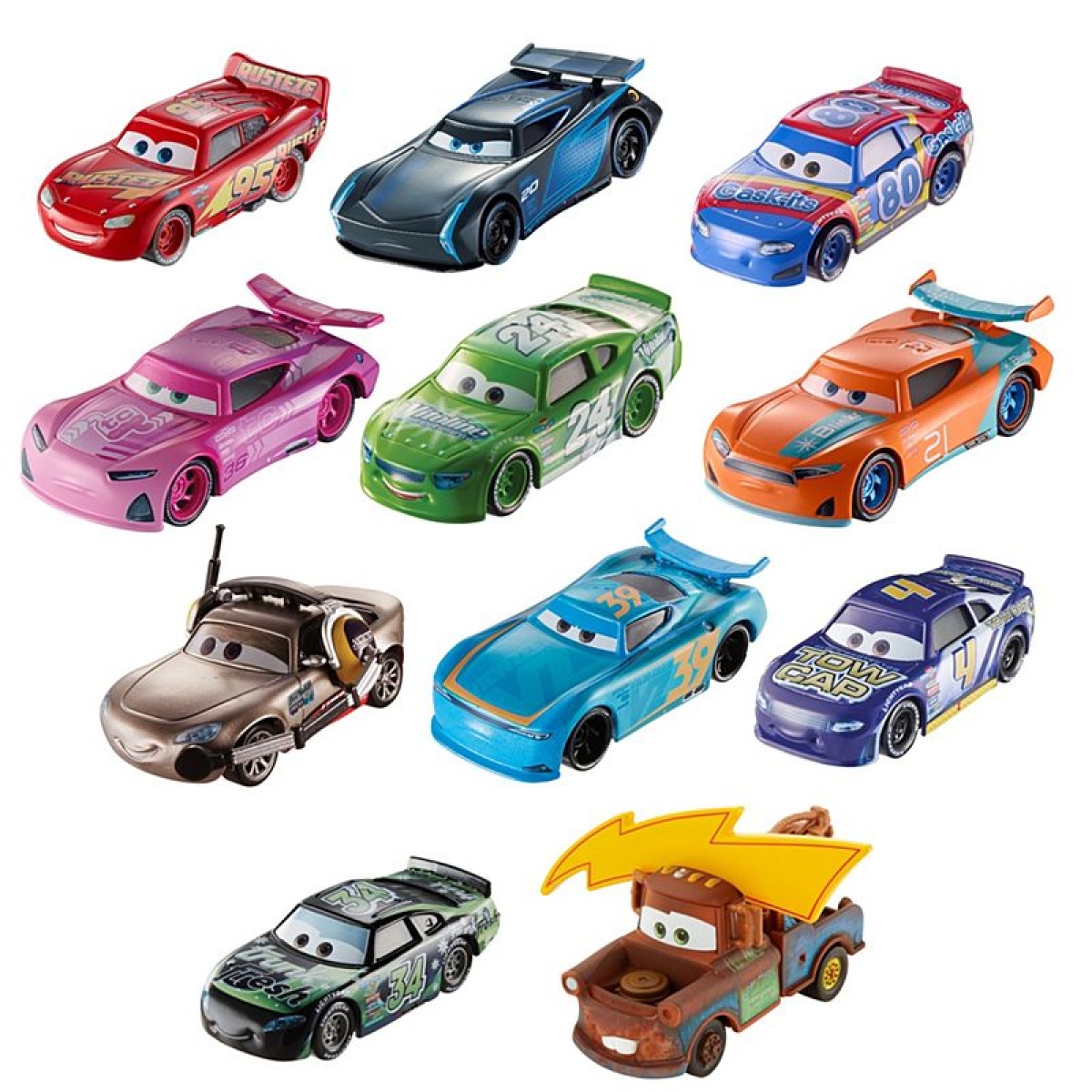 GRC24 Disney/Pixar Cars Diecast 11Pack Collection ToysChoose