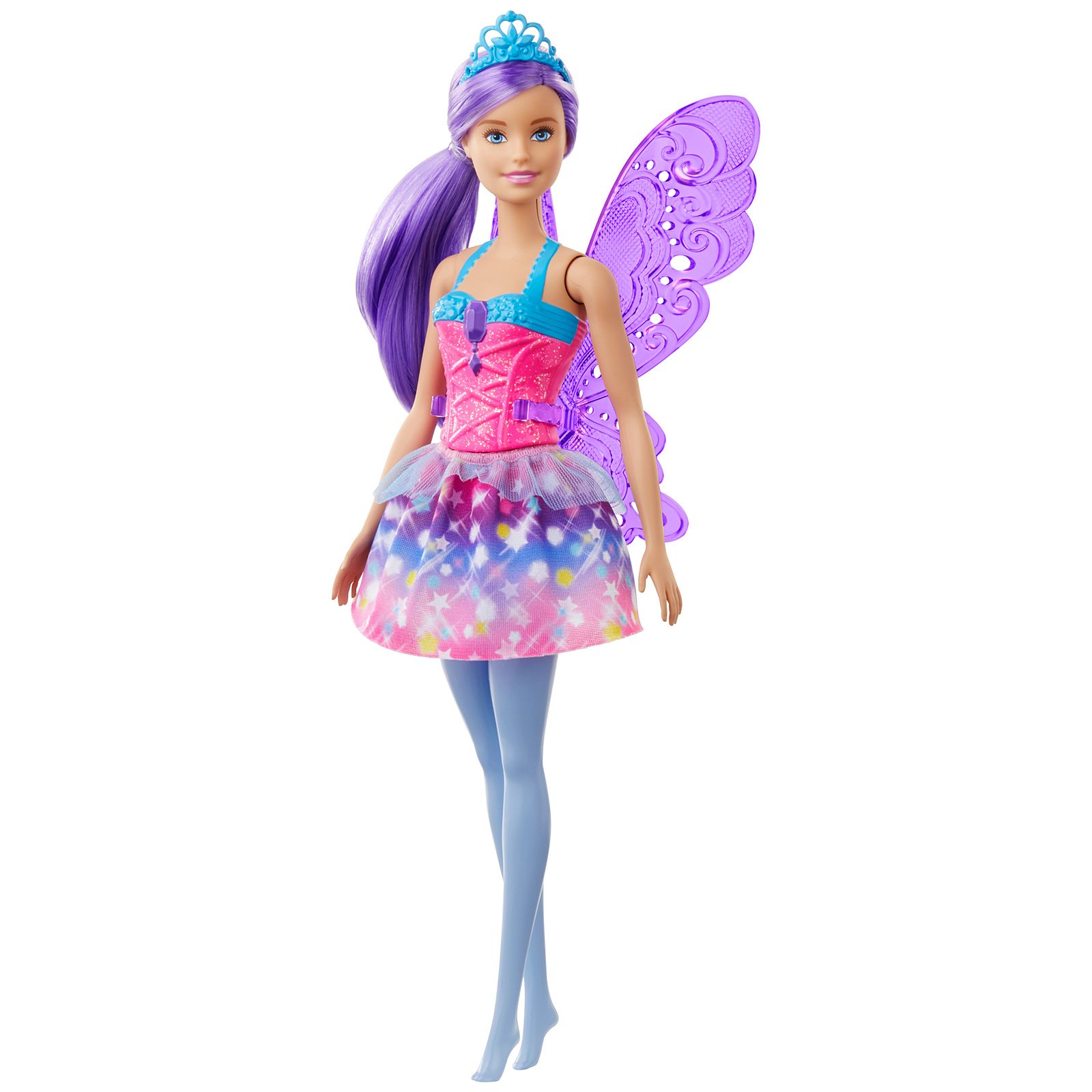 Barbie Dreamtopia Fairy Doll Pink Hair With Wings And Tiara 12 Inch