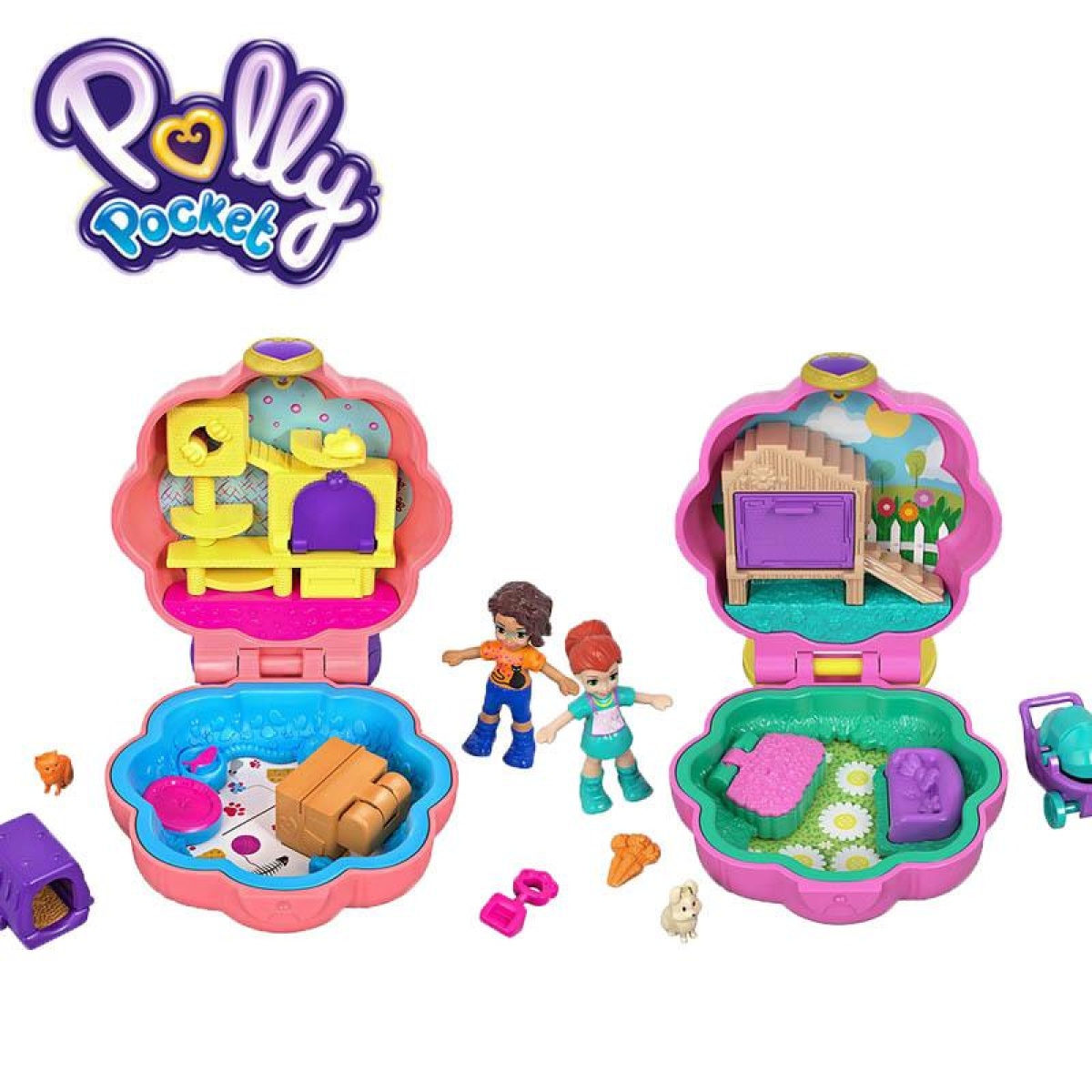 ga werken Koopje plotseling Polly Pocket Tiny Pocket World Hot Pink Shell FRY29/GCD62 - ToysChoose