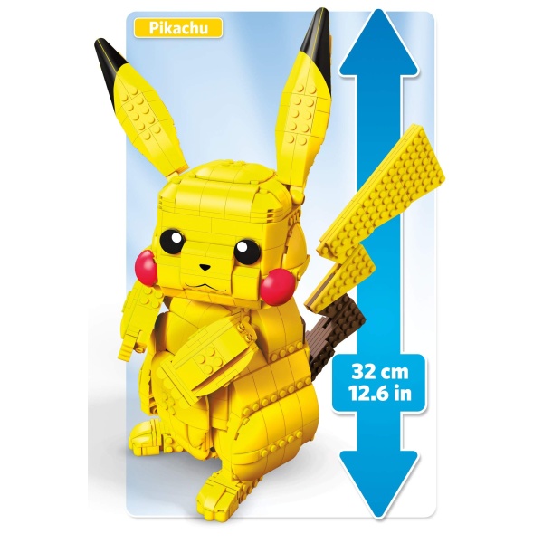 mega construx fvk81 pokemon jumbo pikachu