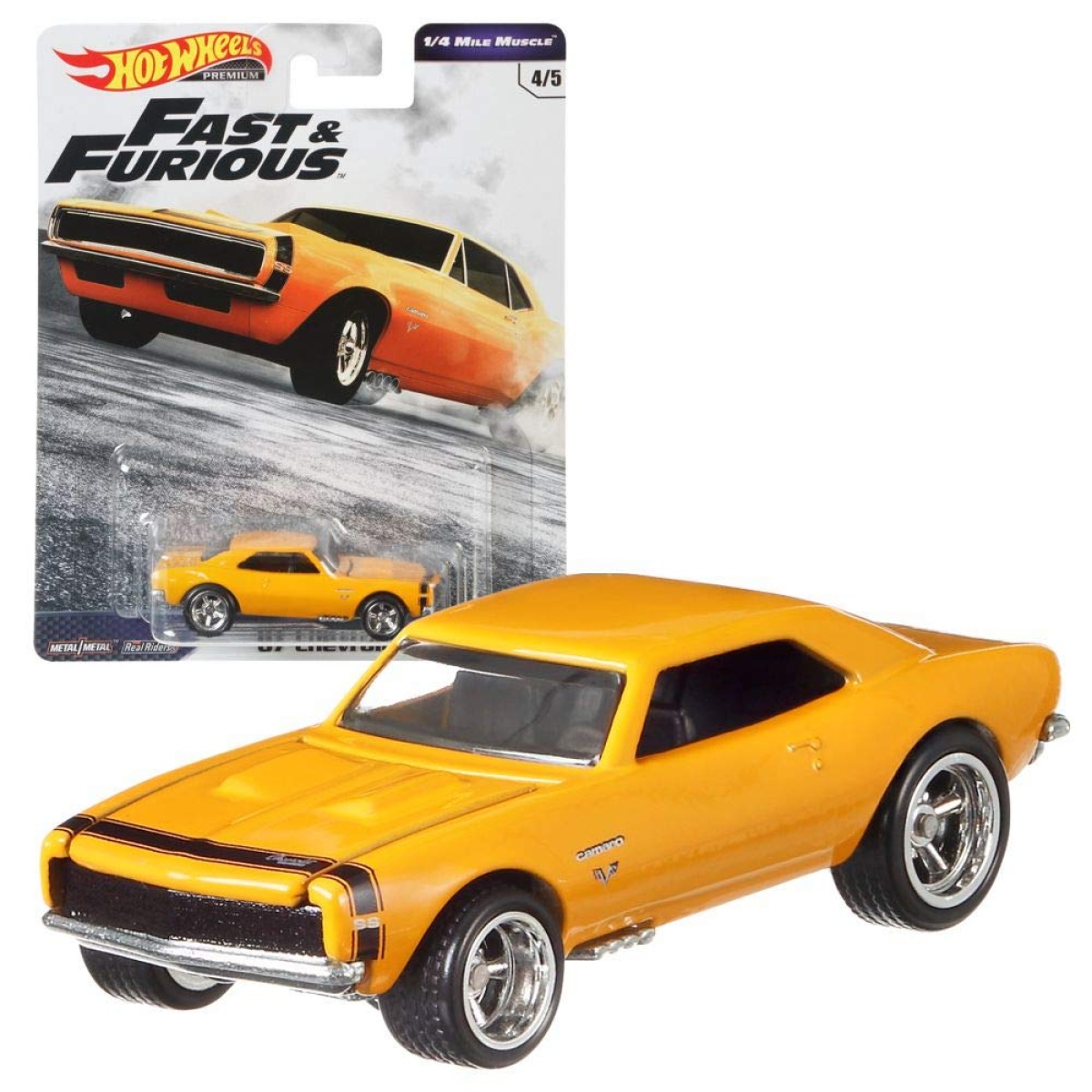Fast & Furious 1/4 Mile MuscleHot Wheels Premium SetVeicoli Mattel GBW75 