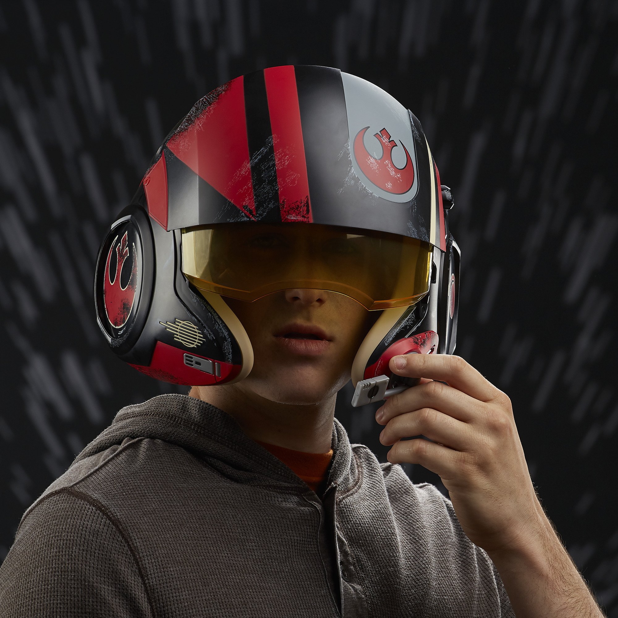 Star Wars C1441 The Black Series Poe Dameron Electronic X-Wing Helmet for sale online