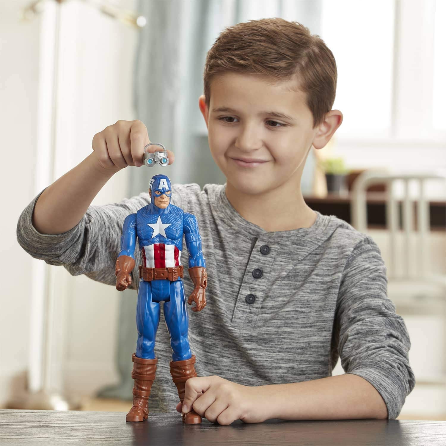Marvel Infinity War Titan Hero Series Captain America with Titan Hero Power  FX Port - Sawesome Toys