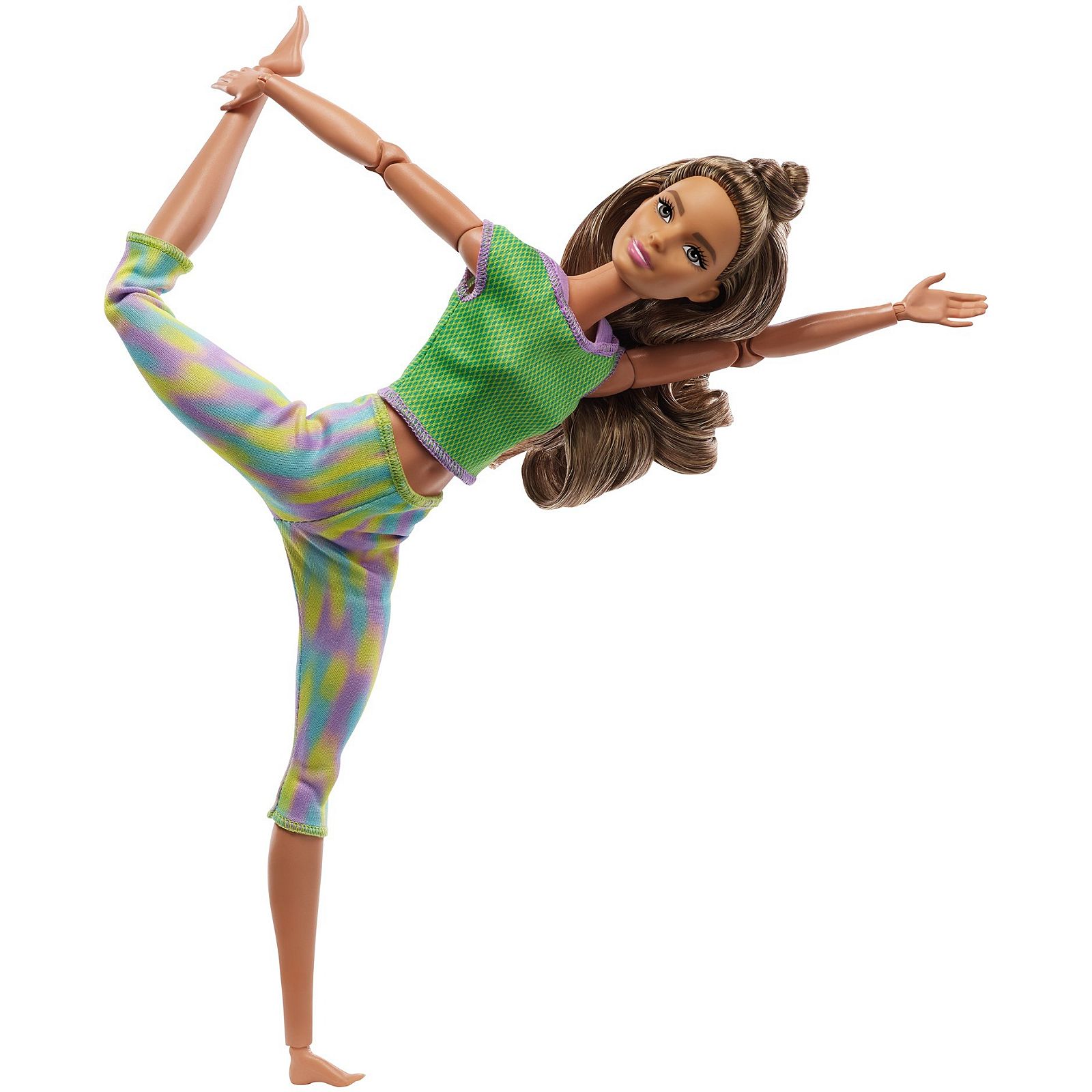 Barbie Made to Move Exercise Yoga Doll with 22 Flexible Joints