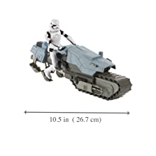 Star Wars Galaxy of Adventures First Order Driver and Treadspeeder 5-Inch Scale Figure and Vehicle