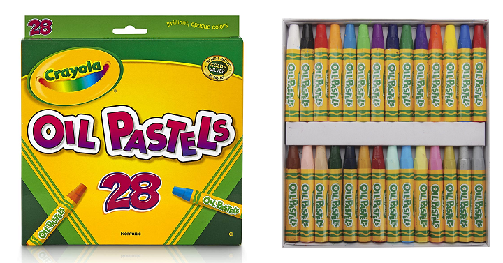  Crayola Oil Pastels, School Supplies, Kids Indoor Activities At  Home, 28 Assorted Colors : Arts, Crafts & Sewing