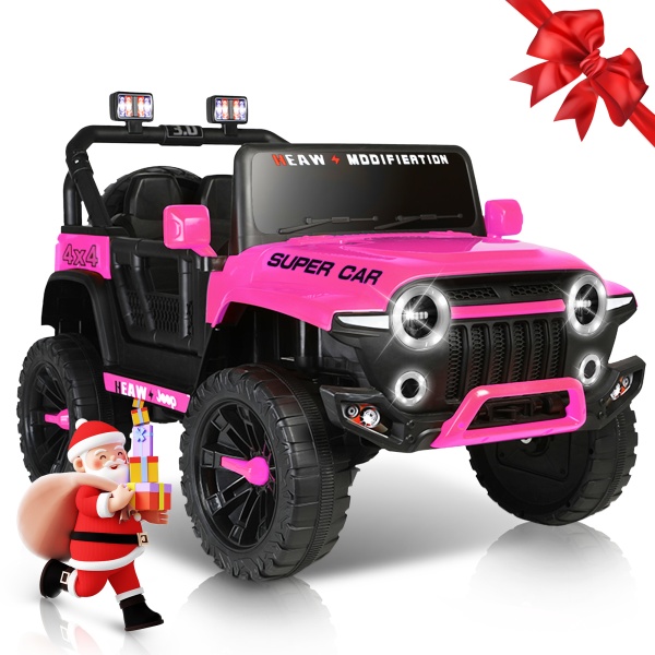 2 Seater Ride On Truck Car for Kids 24V UTV Electric Vehicle with Parental Remote Control